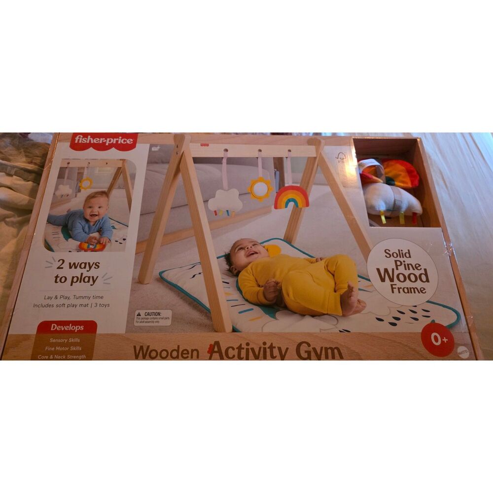 Real Wood Activity Gym & Play Mat